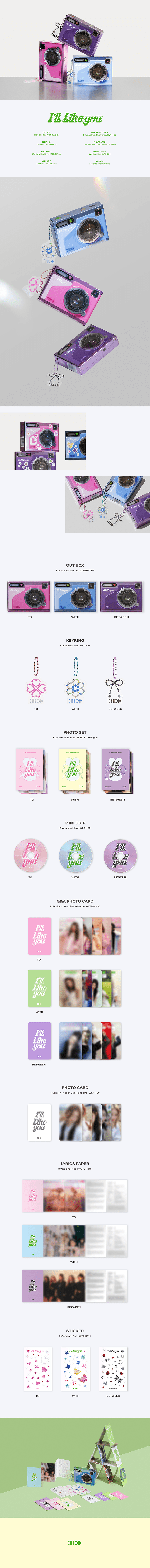 Illit 2nd mini album ‘I’LL LIKE YOU’ (GLITT ver.) Weverse pob
