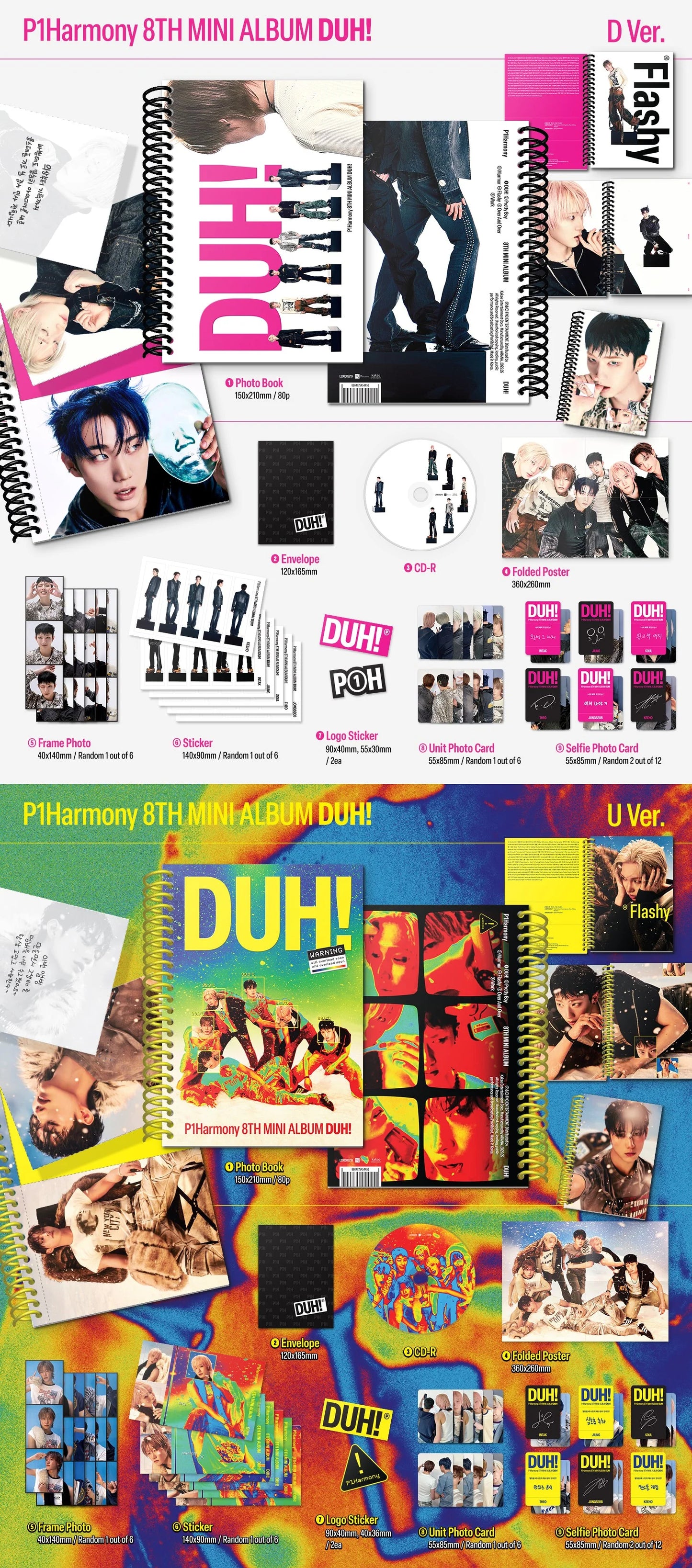 P1Harmony - 8th Mini Album "Duh!"