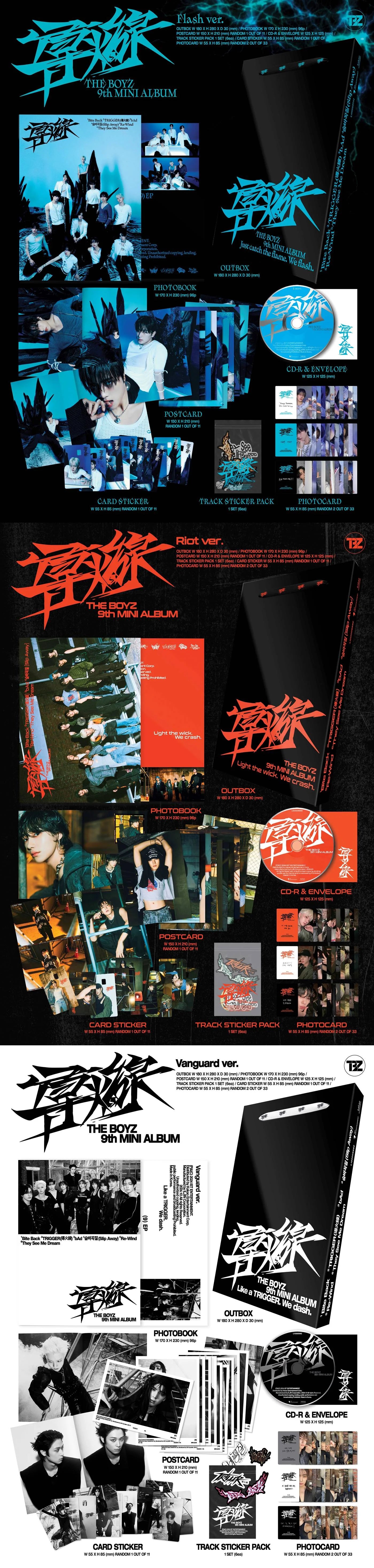THE BOYZ - 9th Mini Album "導火線 (TRIGGER)"