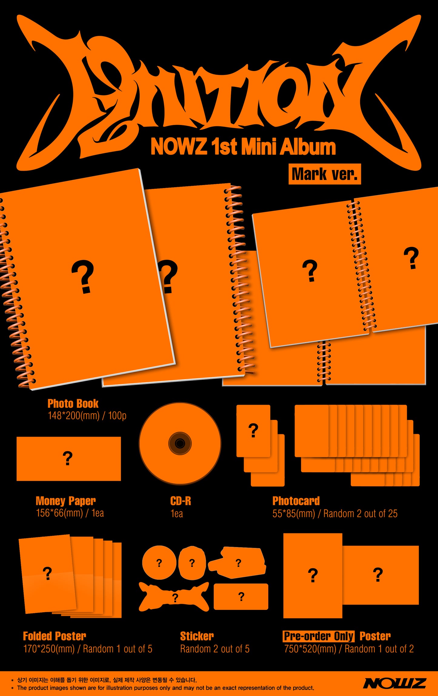 NOWZ - 1st Mini Album [IGNITION] pob included