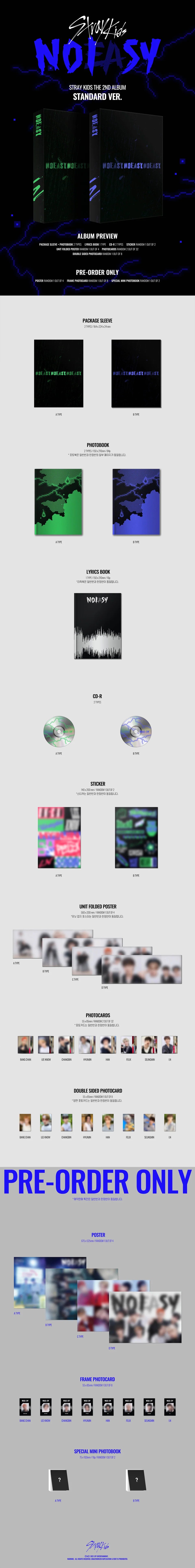 Stray Kids - 2nd Full Album "Noeasy"
