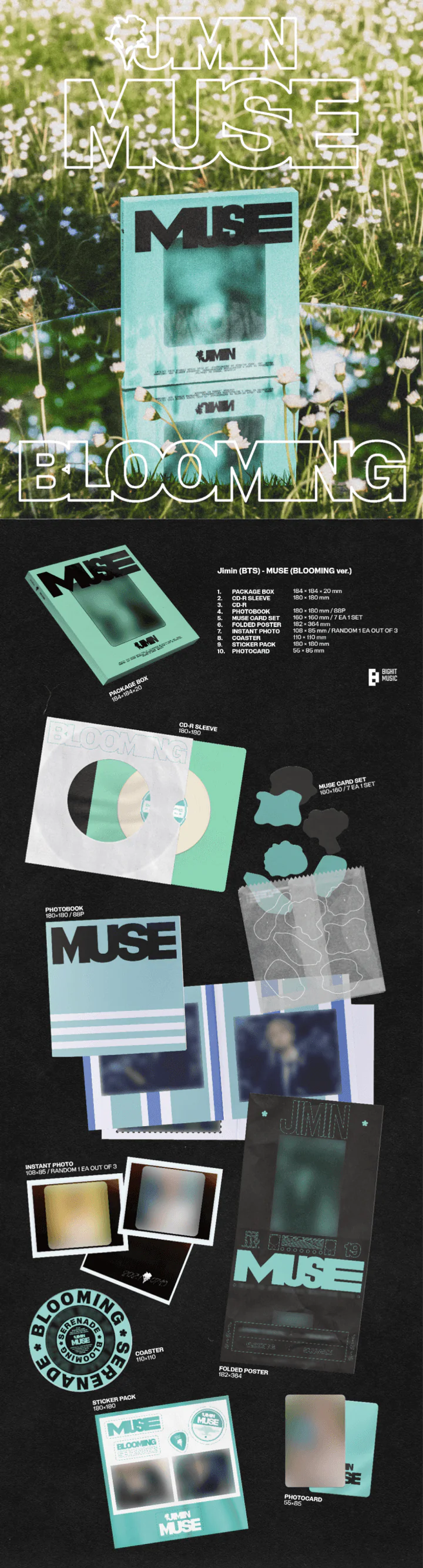 Jimin (of BTS) - 2nd Album "MUSE"