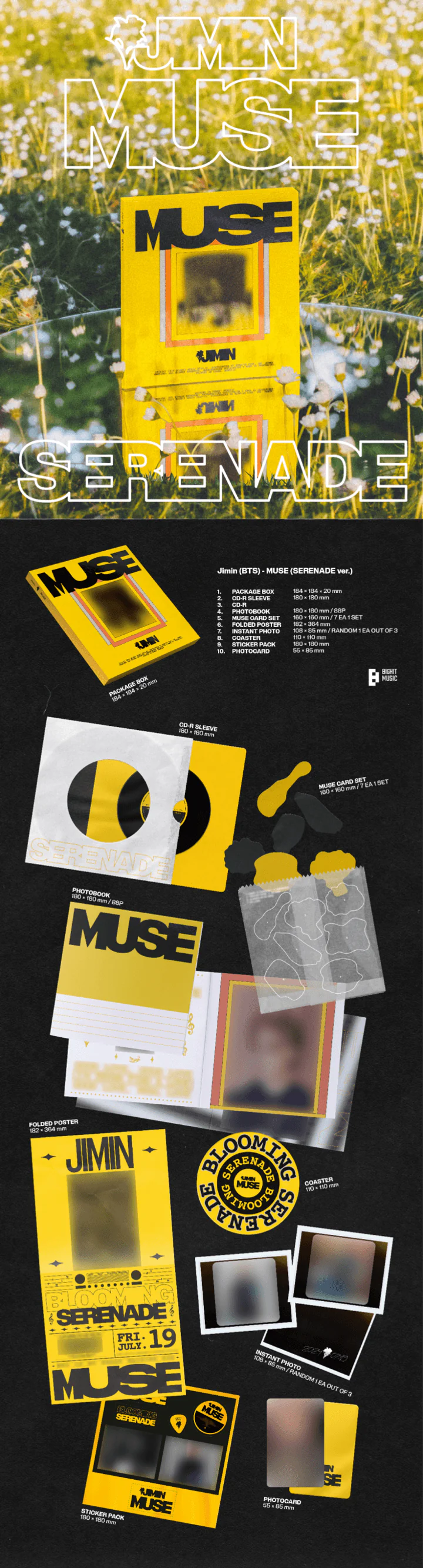 Jimin (of BTS) - 2nd Album "MUSE"