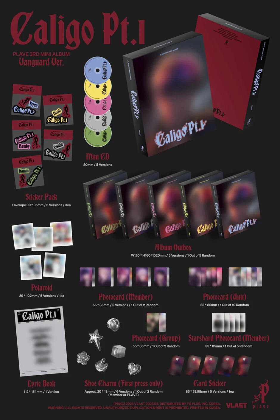 PLAVE 3rd Mini Album "Caligo Pt.1" [Vanguard Ver.] (Random)