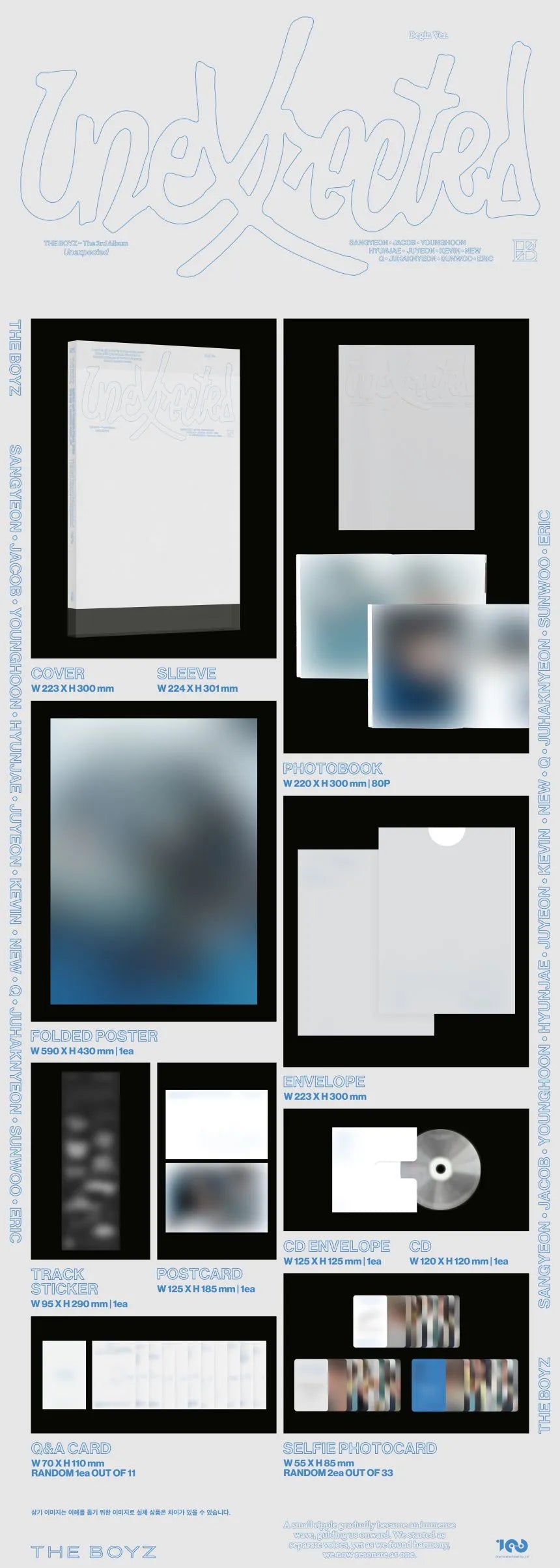THE BOYZ - The 3rd Album "Unexpected" [Photobook Ver.]