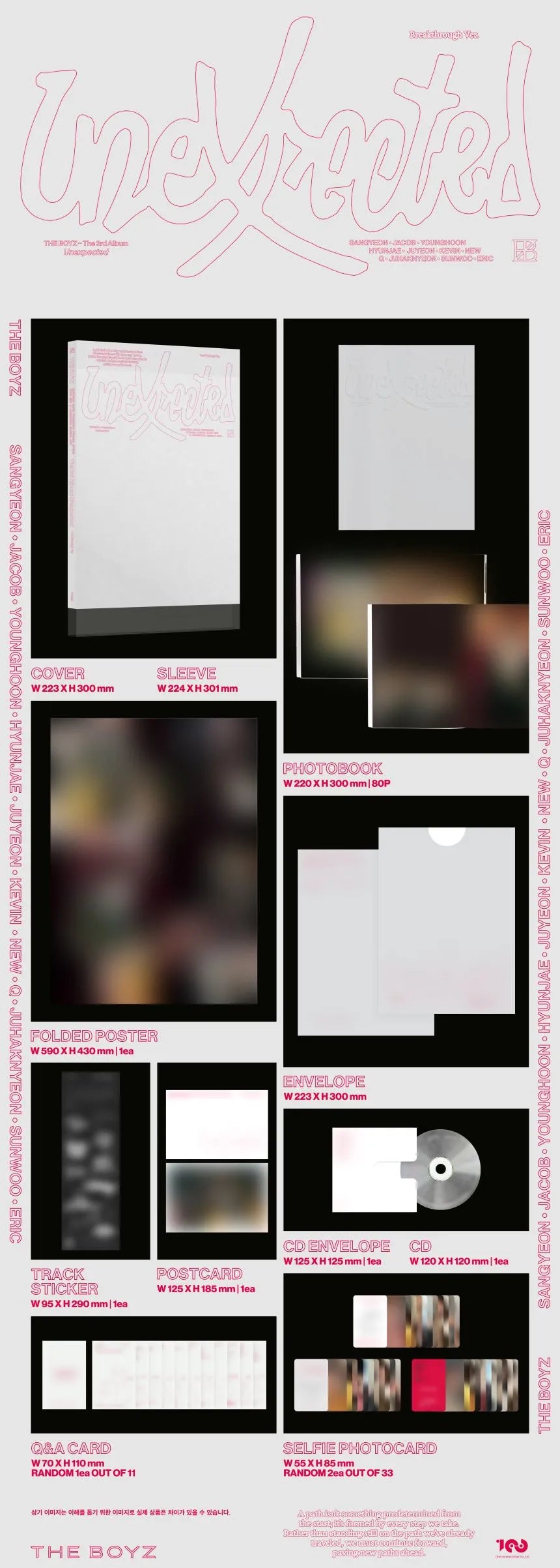 THE BOYZ - The 3rd Album "Unexpected" [Photobook Ver.]