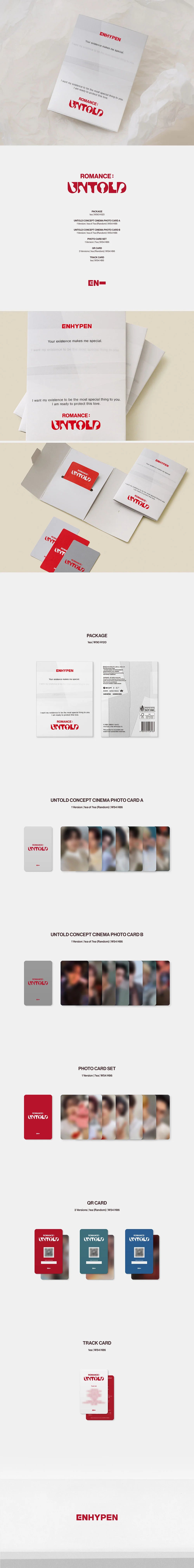 ENHYPEN - 2nd Album [ROMANCE : UNTOLD] (Weverse Albums ver.)