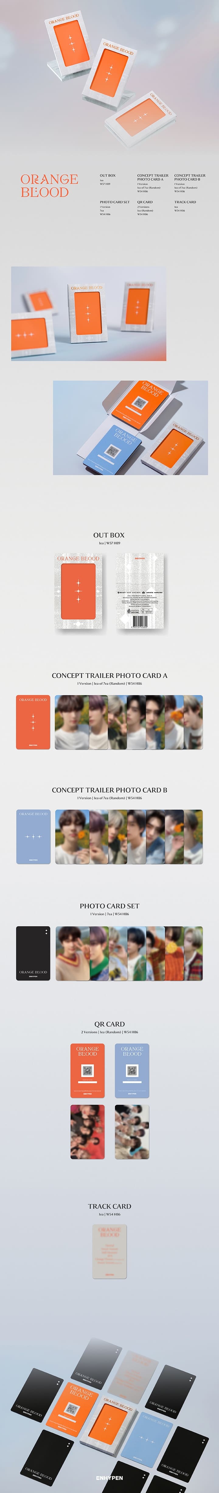 ENHYPEN - 5TH MINI ALBUM ORANGE BLOOD WEVERSE ALBUMS VER.