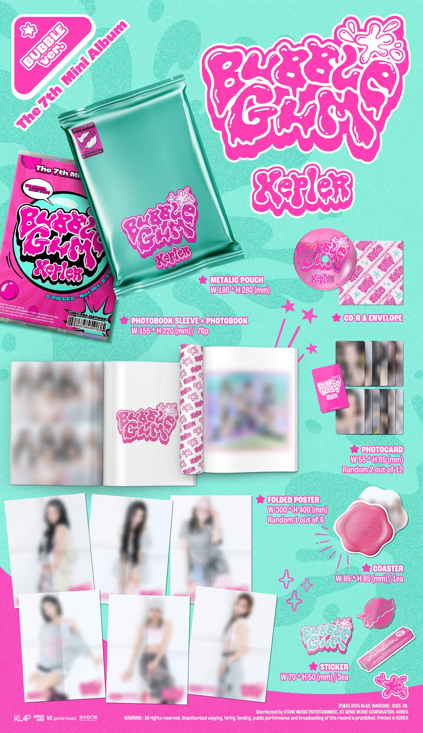Kep1er - 7th Mini Album [BUBBLE GUM]