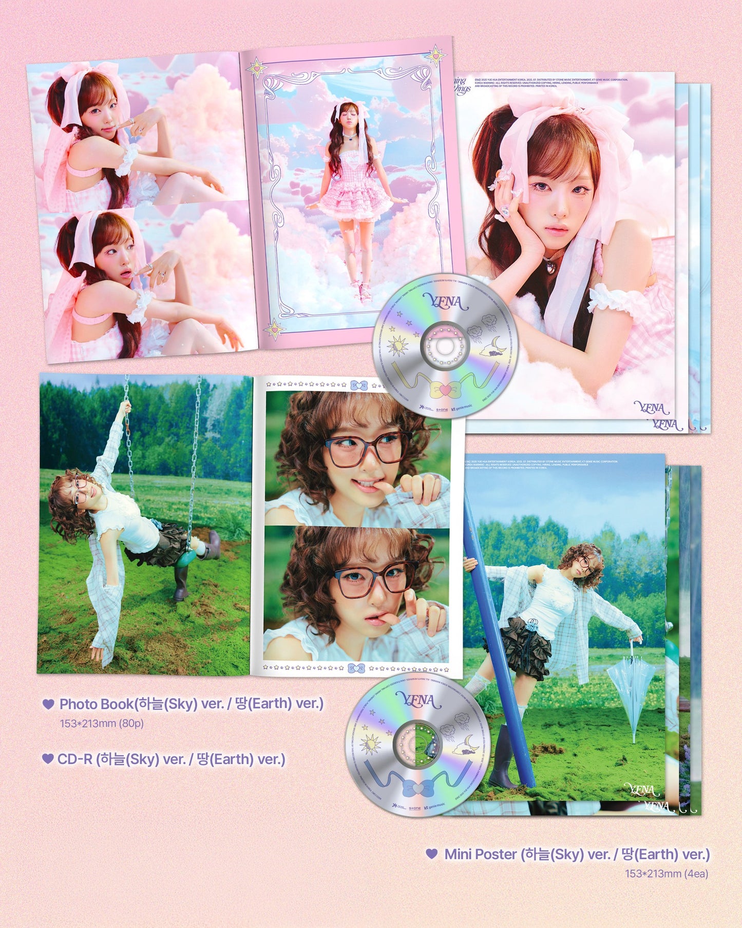 YENA - 4th Mini Album [Blooming Wings] pob included