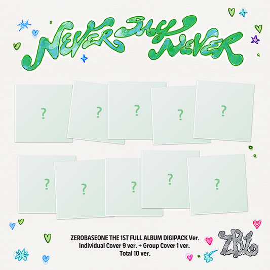 ZEROBASEONE THE 1ST FULL ALBUM [NEVER SAY NEVER] DIGIPACK Ver.