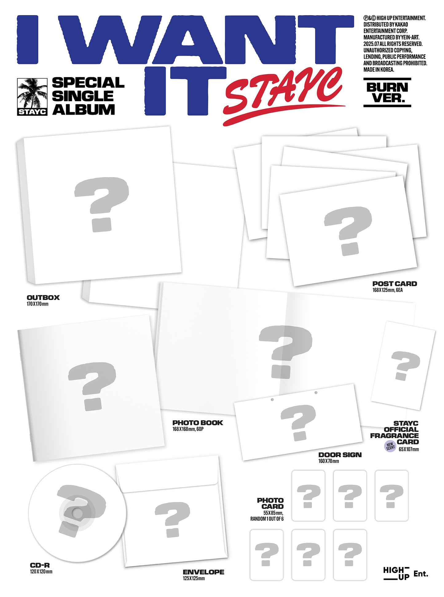 STAYC - Special Single : I WANT IT pob included