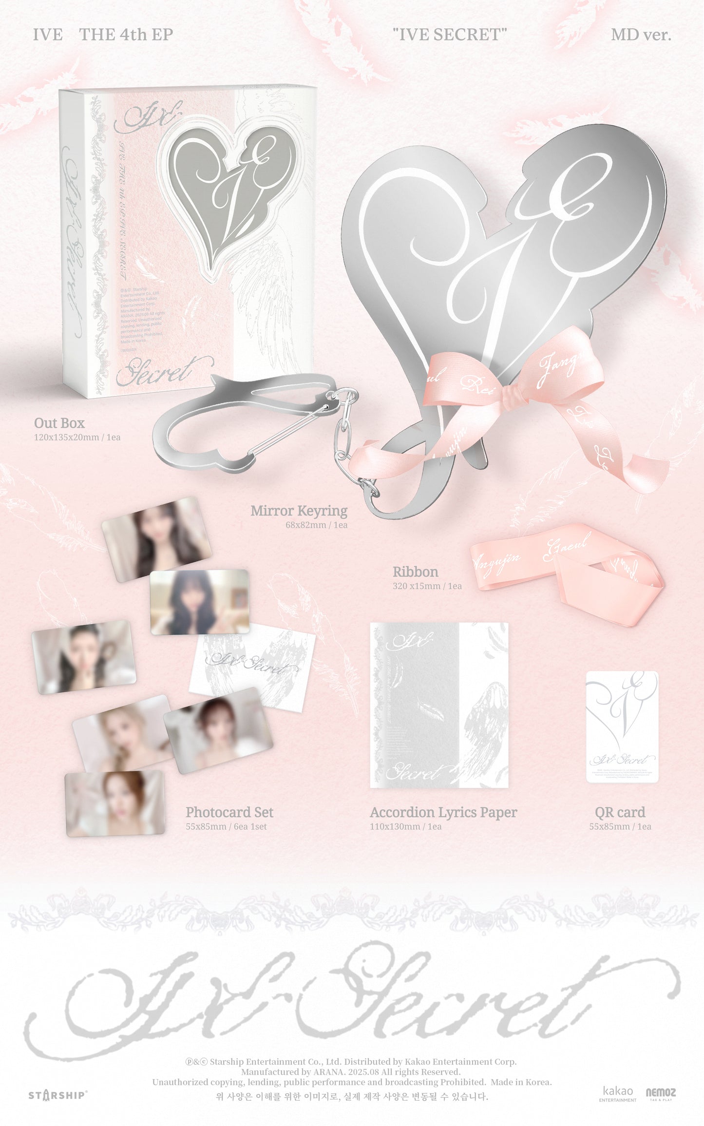 IVE - 4th Mini Album [IVE SECRET] (MD Ver.) (Limited Edition)