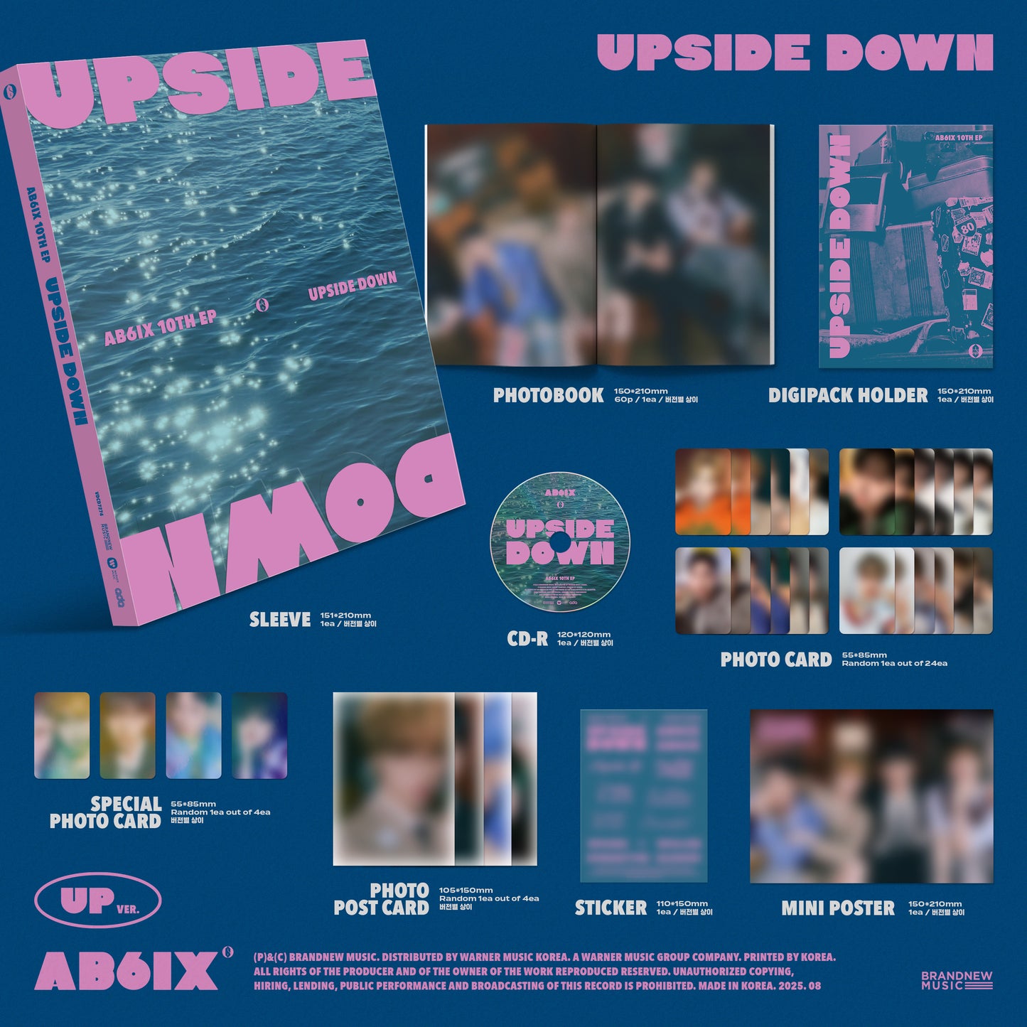 AB6IX - 10th EP Album [UPSIDE DOWN] (Photobook Ver.)