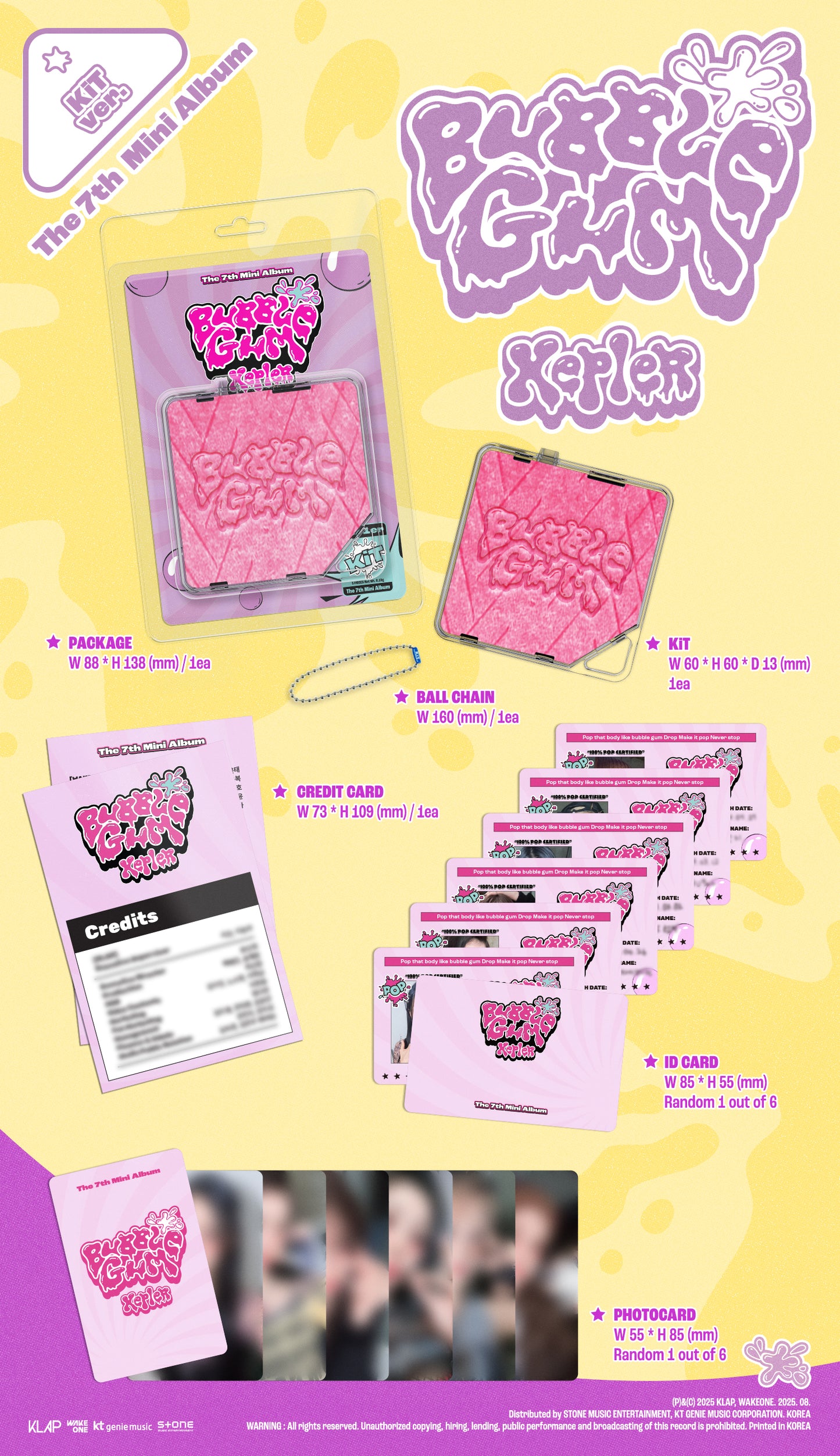 Kep1er - 7th Mini Album [BUBBLE GUM] (KiT Ver.)
