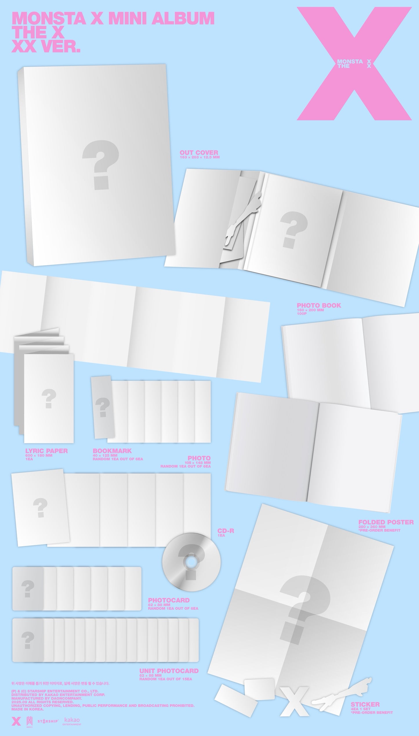 MONSTA X - 13TH MINI ALBUM [THE X]