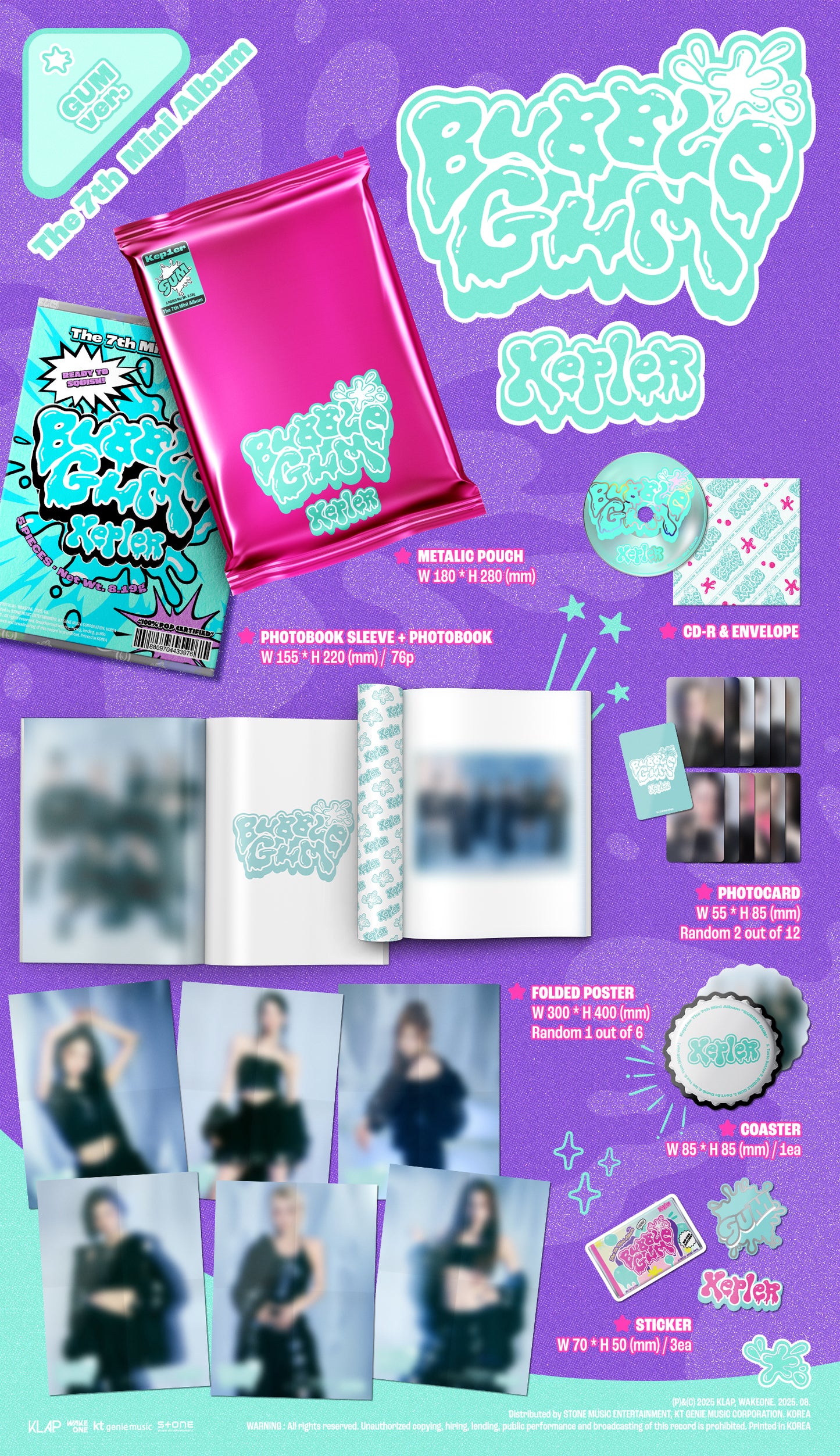 Kep1er - 7th Mini Album [BUBBLE GUM]