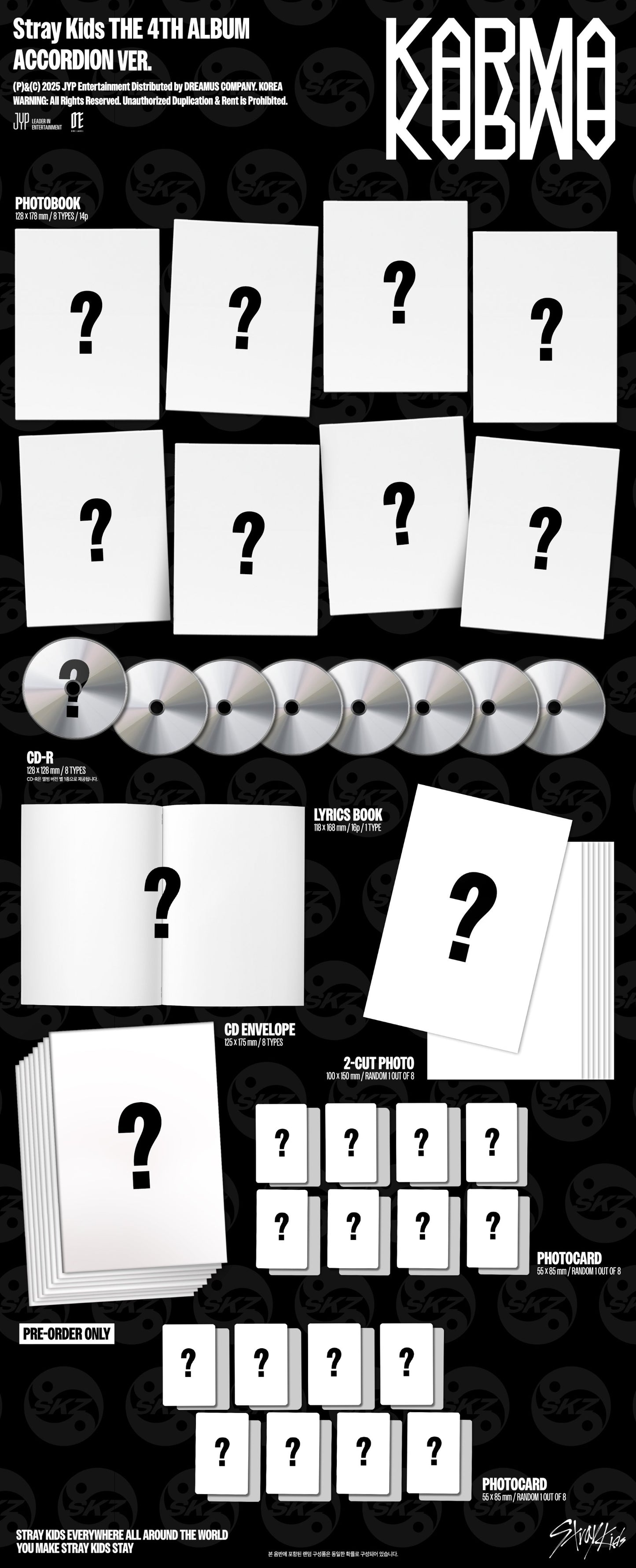 Stray Kids - 4th Album [KARMA] (ACCORDION Ver.)
